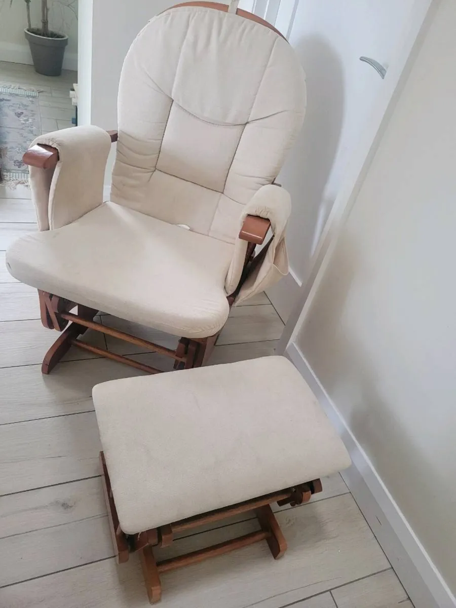 Rocking chair and stool