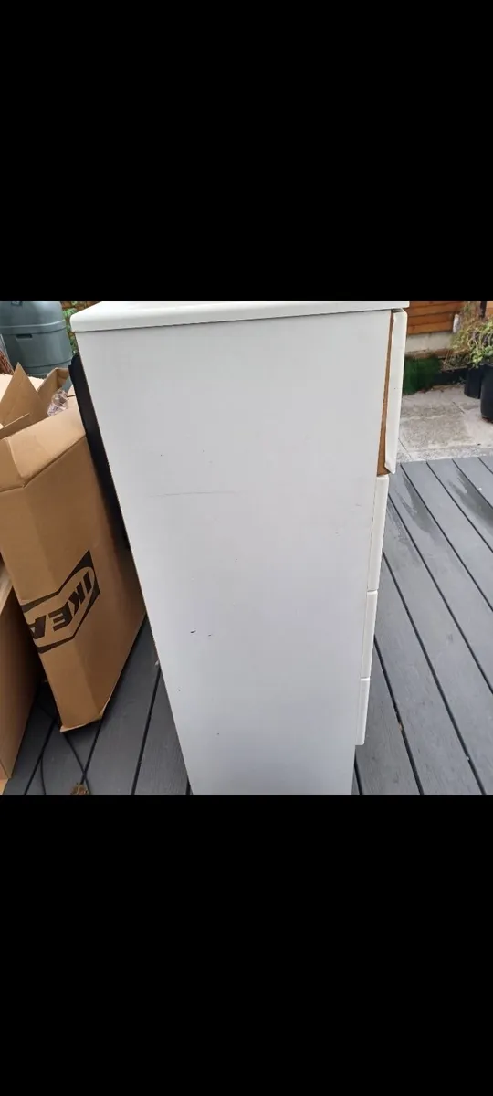 White Chest Of Drawers **FREE** - Image 4