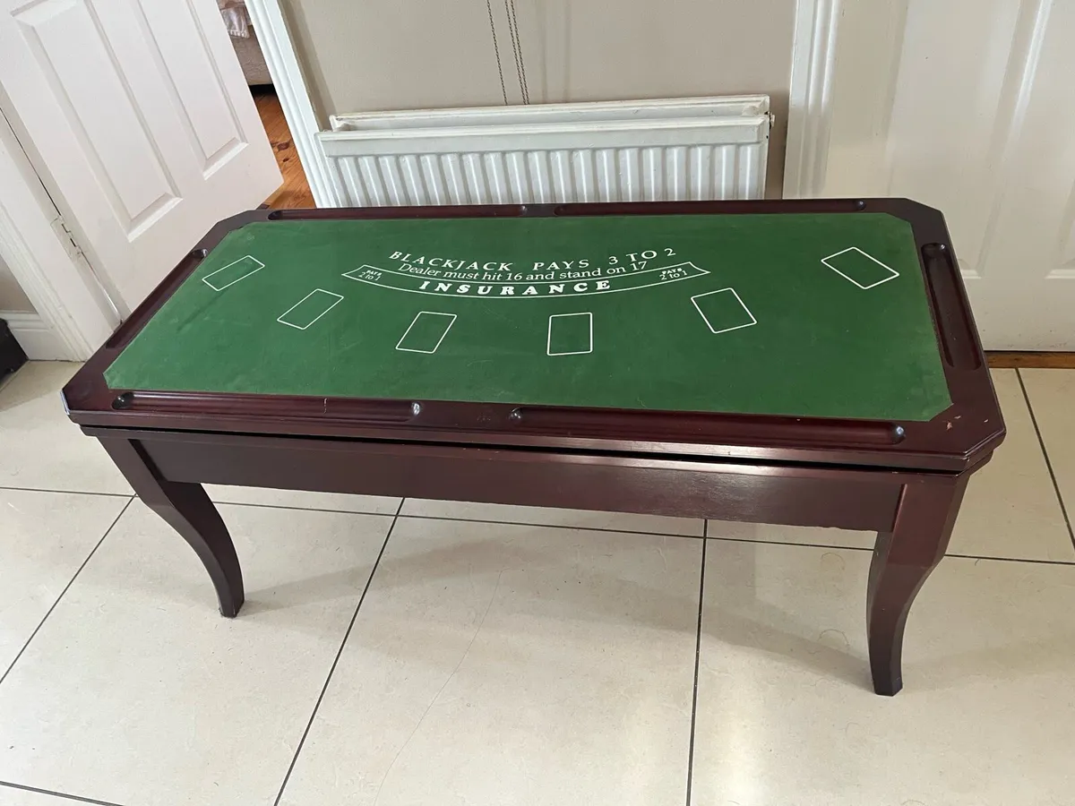 Poker, roulette games table - Image 3