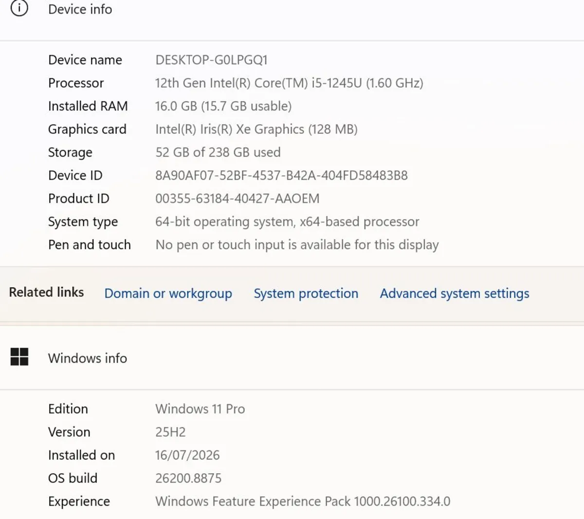 Dell Latitude 5430 i5/16gb/250ssd/win11 - Image 3
