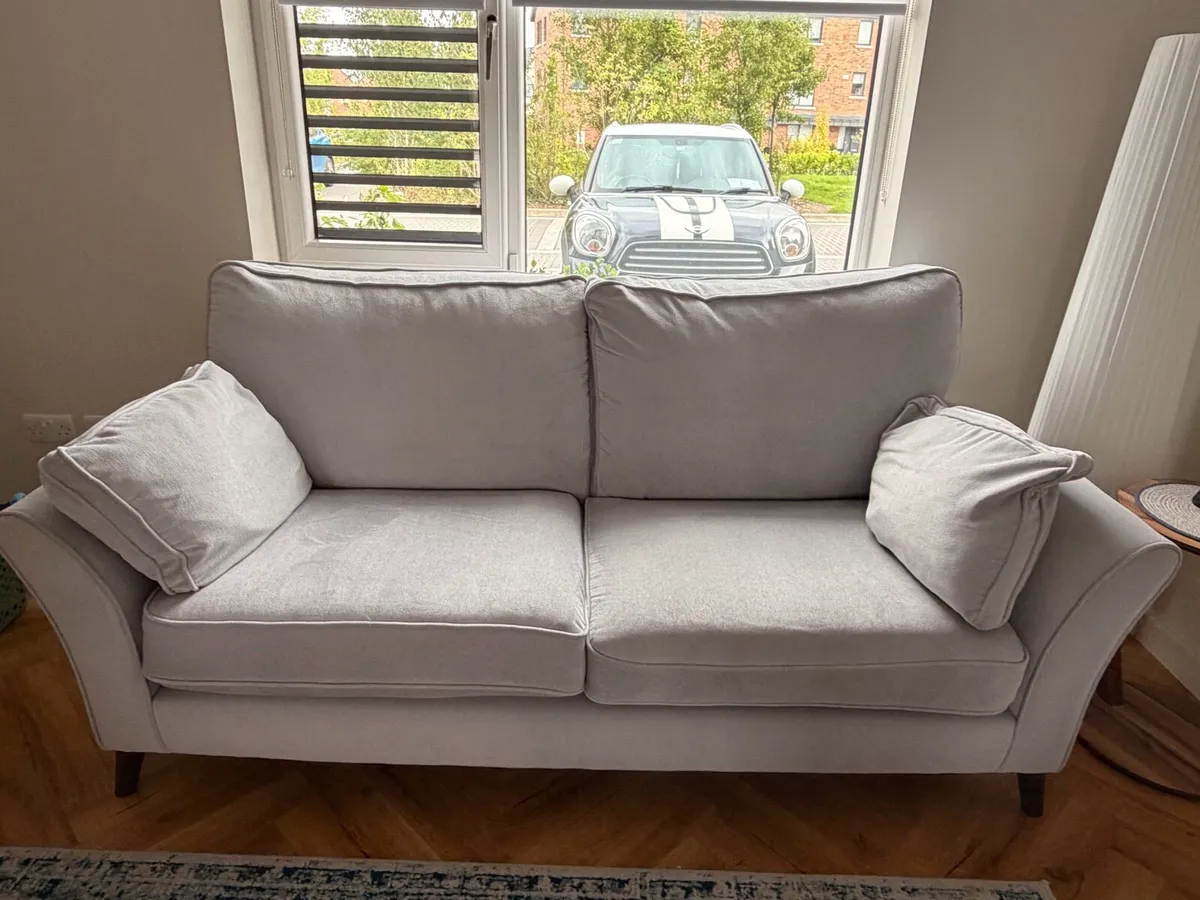 Three Seater Couch and Chair - Image 2