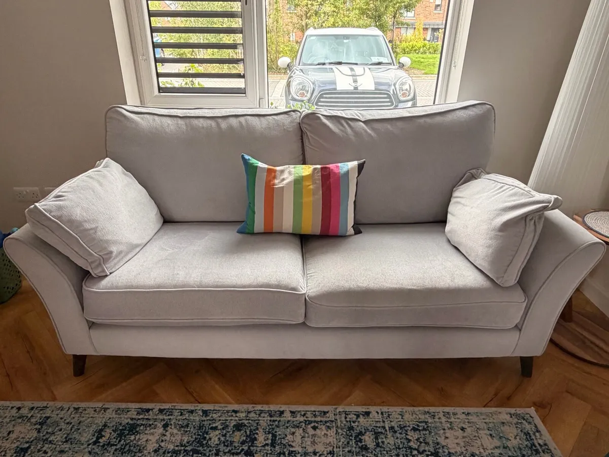Three Seater Couch and Chair - Image 1