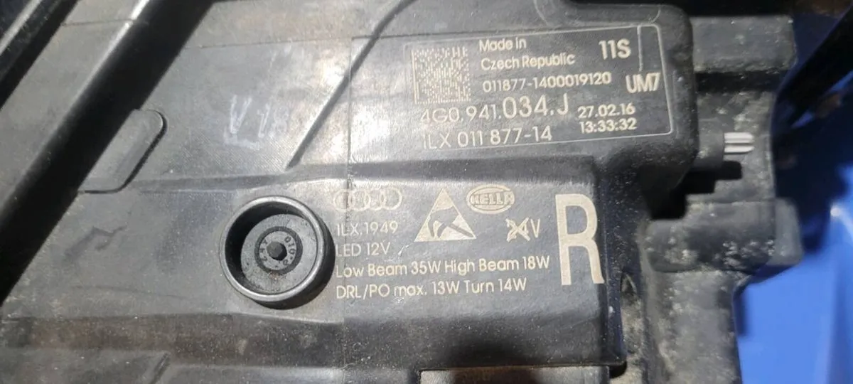 Audi A6 4G0941034J Headlight - Image 1