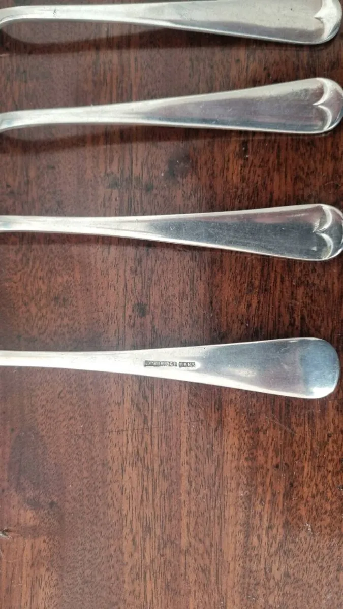 Antique Newbridge Silver Dinner Forks Set of 6 - Image 3