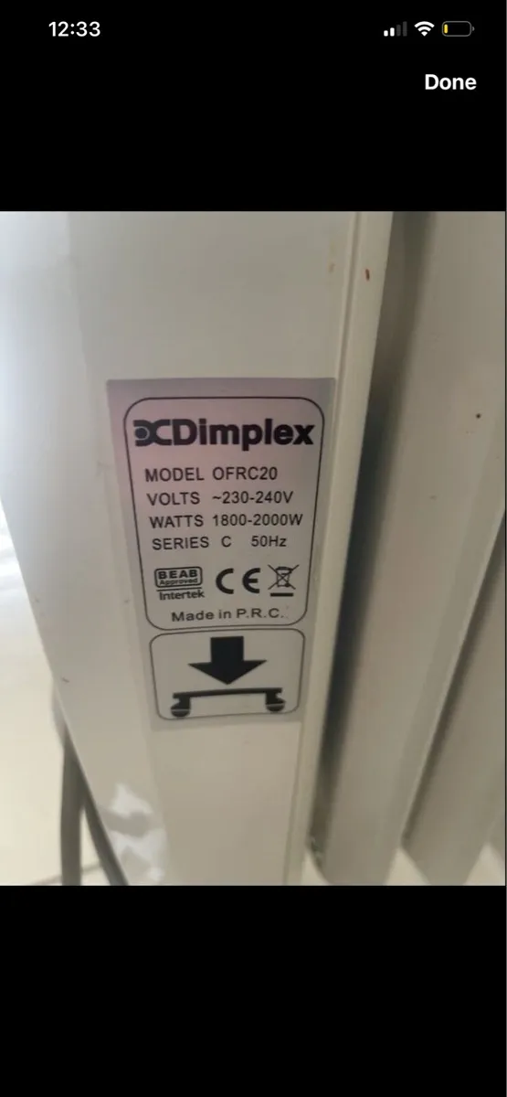 Dimplex heater - Image 3