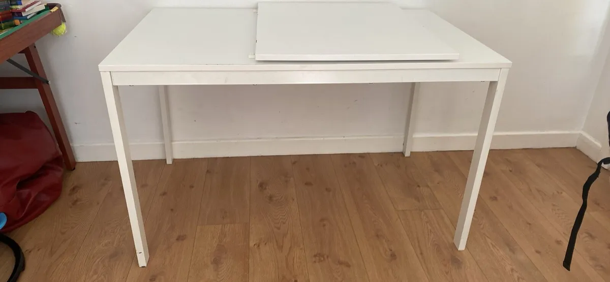 IKEA VANGSTA Extendable Dining Table – White - Image 2