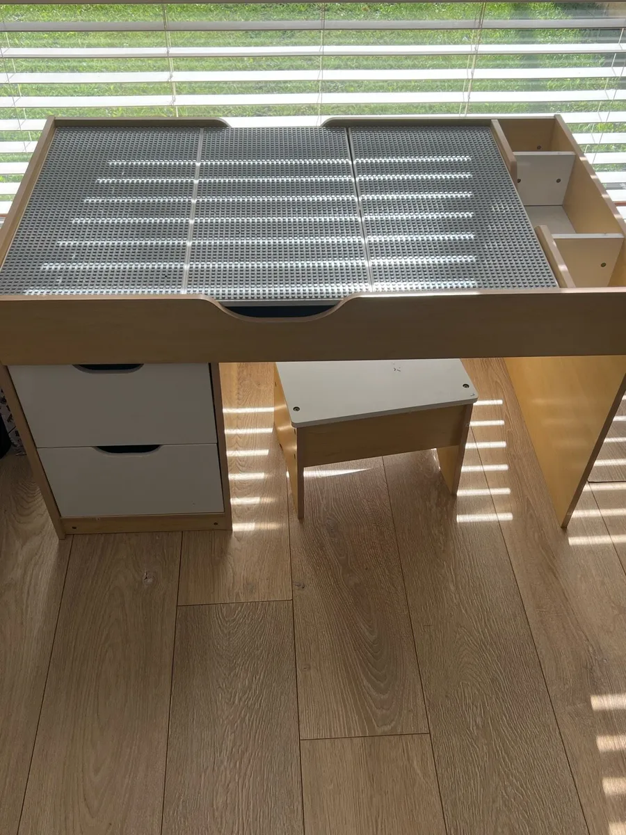 Lego table and packs - Image 1