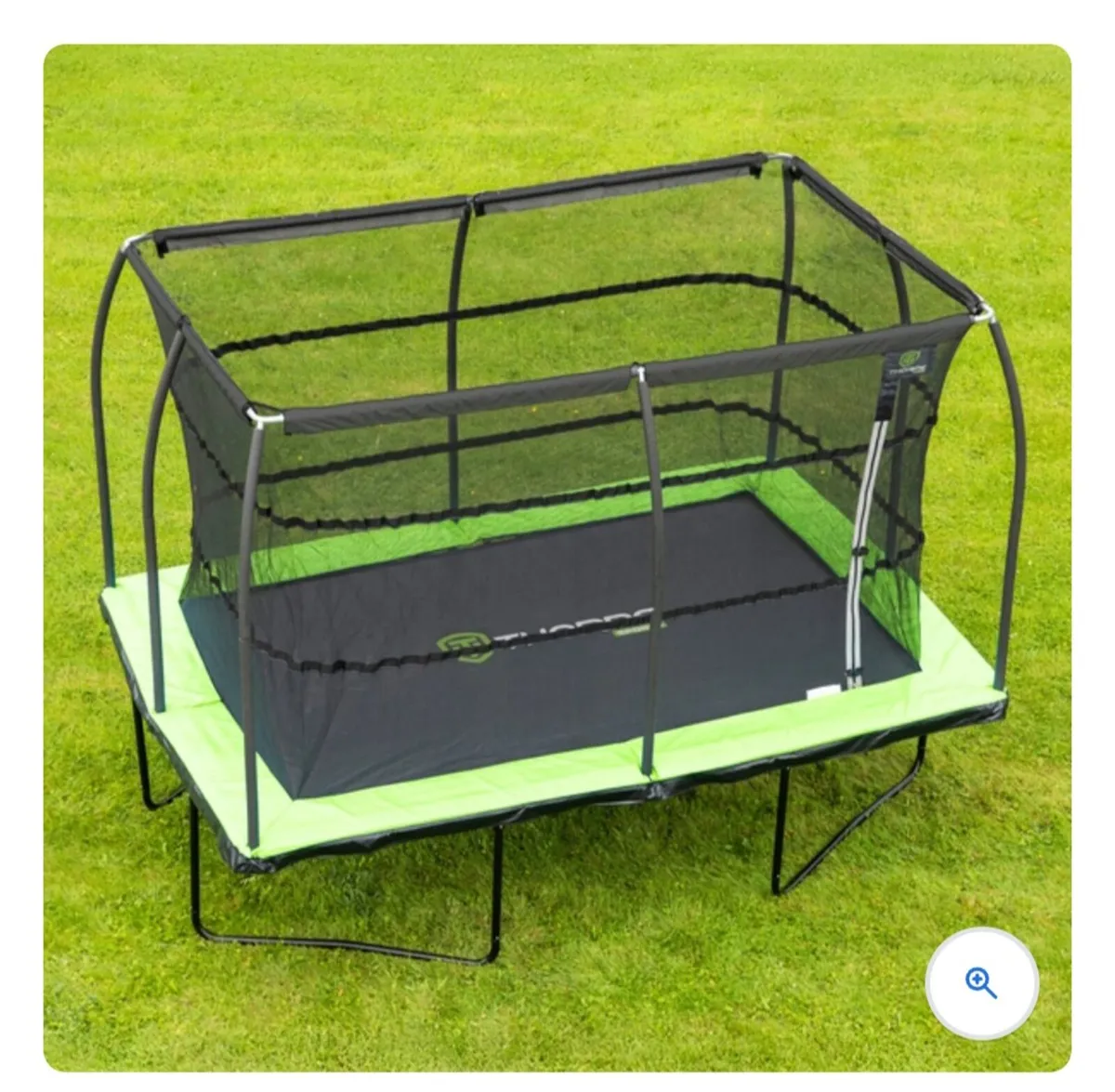 Rectangle Trampoline 12X8Ft with Enclosure Net