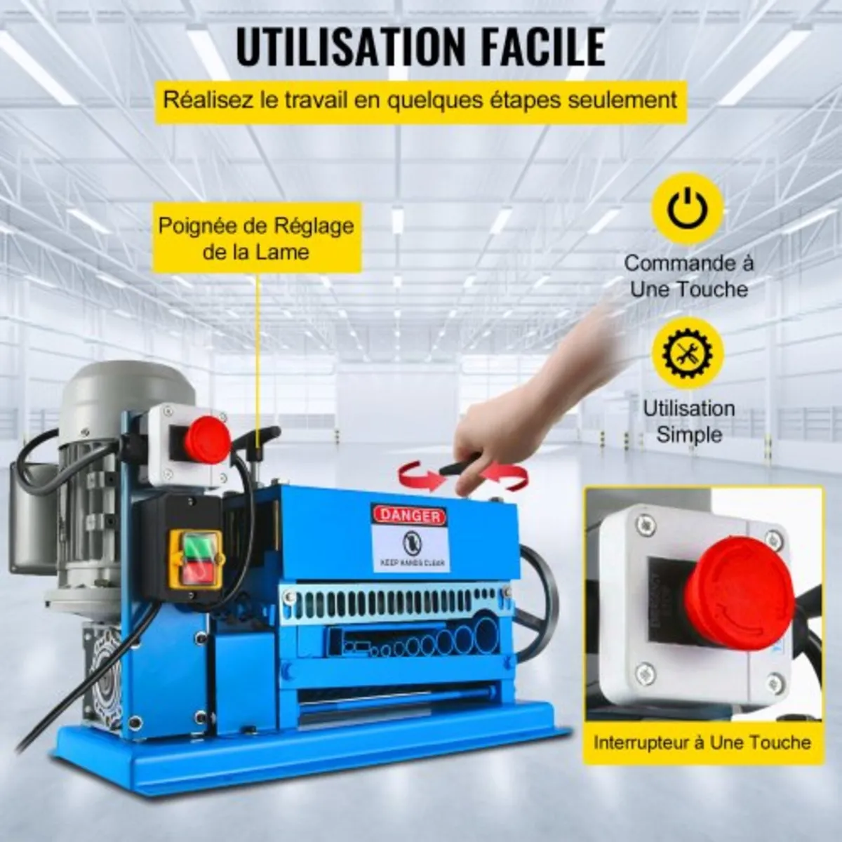 1.5-38MM Automatic Wire Stripping Machine 370W Kin - Image 4