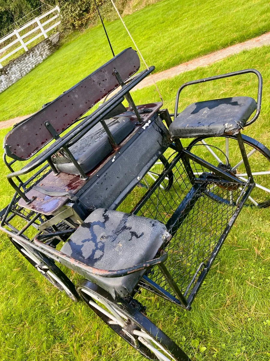 4 Wheel Cart - Horse/Pony + Tack - Image 4