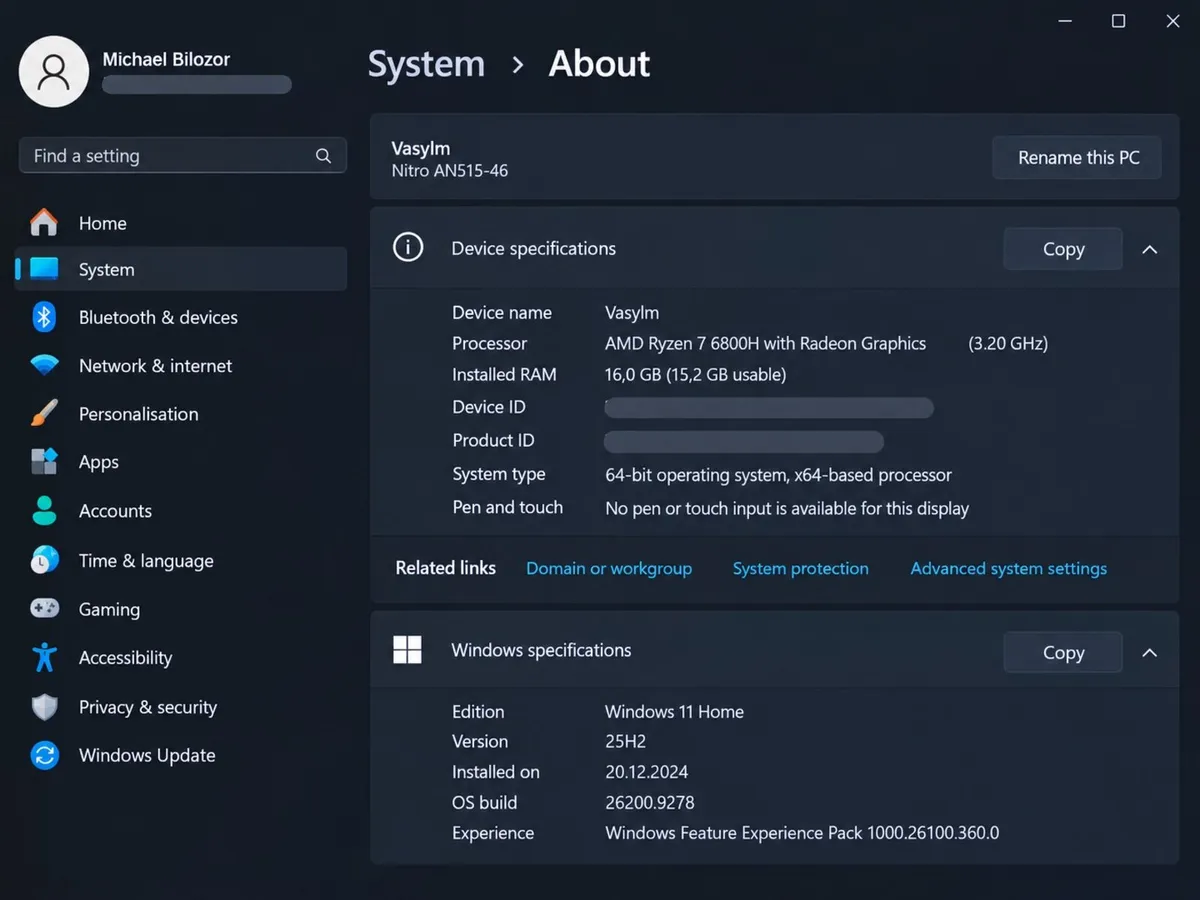 Acer Nitro 5 AN515-46 Gaming Laptop RTX 3060 16GB - Image 2