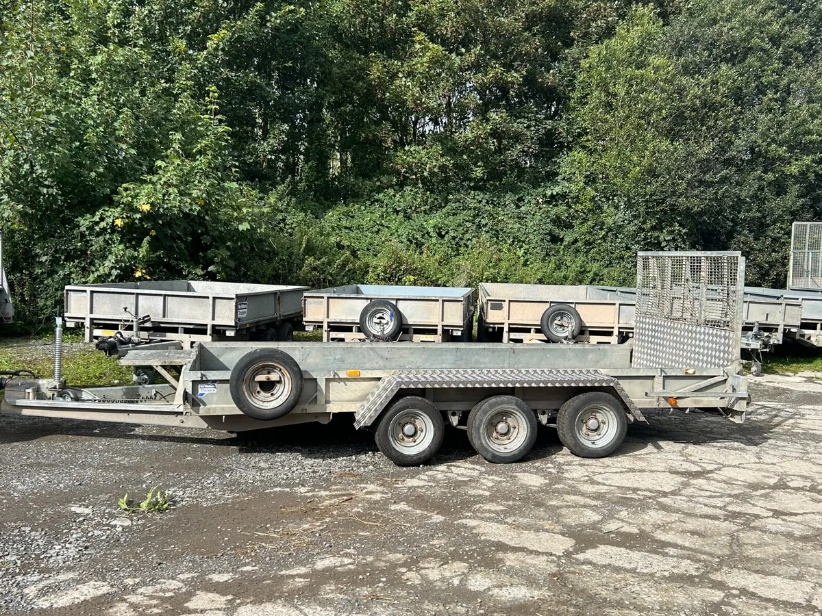 Ifor Williams 14x6 Tri Axle Plant Trailer - Image 2