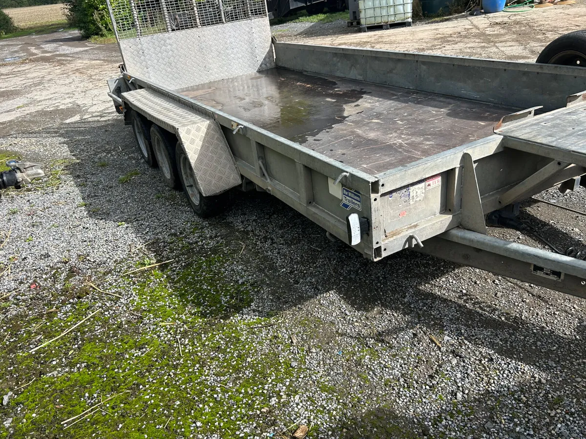 Ifor Williams 14x6 Tri Axle Plant Trailer - Image 3
