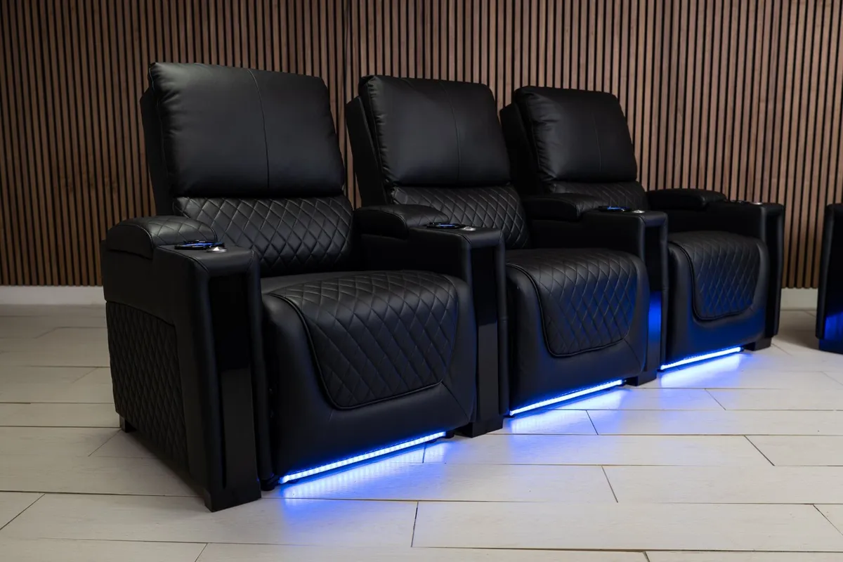 Sienna 3+2 Electric Leather Recliner Sofa Set - Image 2