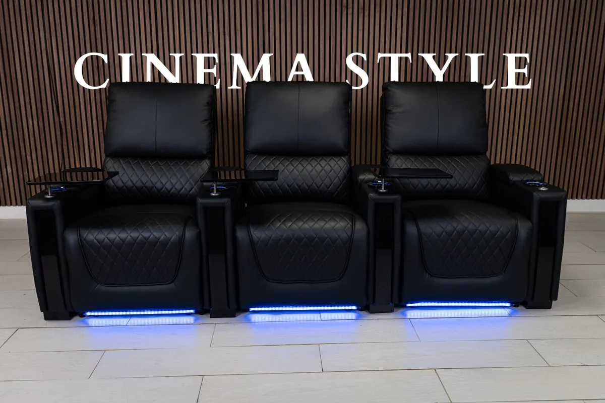 Sienna 3+2 Electric Leather Recliner Sofa Set - Image 4