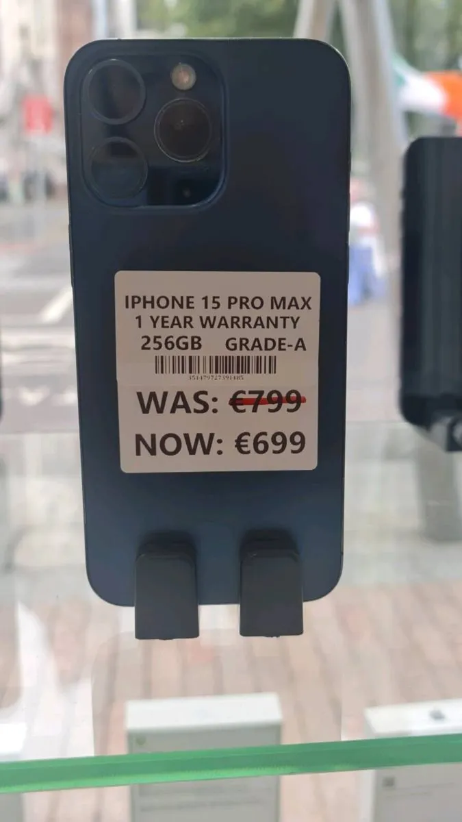 IPHONE 15PRO MAX 256GB Grade A 1-year warranty