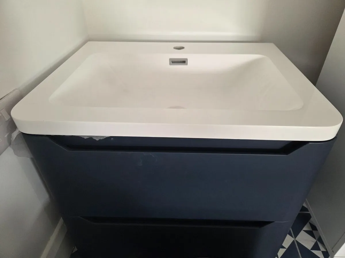 Royal Blue Vanity Unit & Basin  - NEW! - Image 2