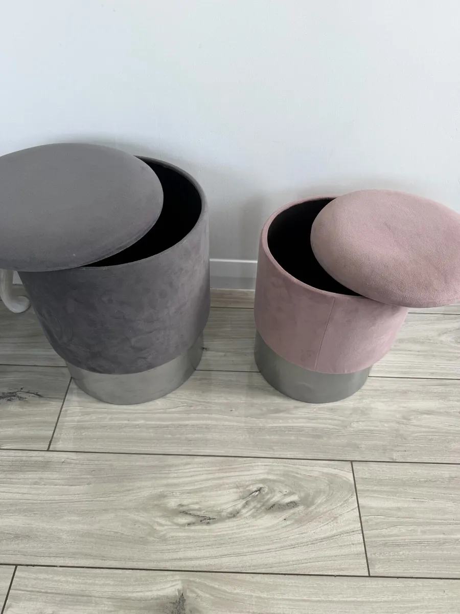 Longue bench&stool storage - Image 2