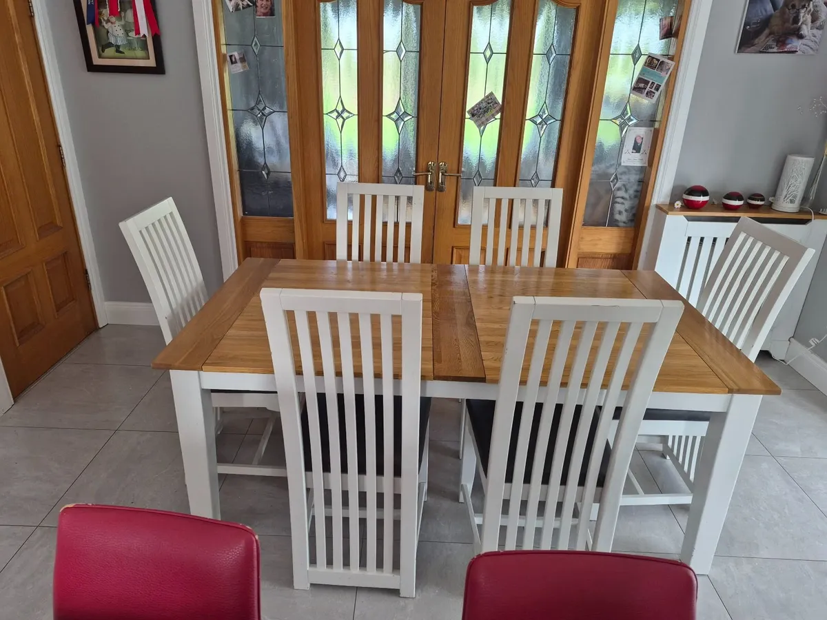 Dining Table and 6 Chairs - Image 1