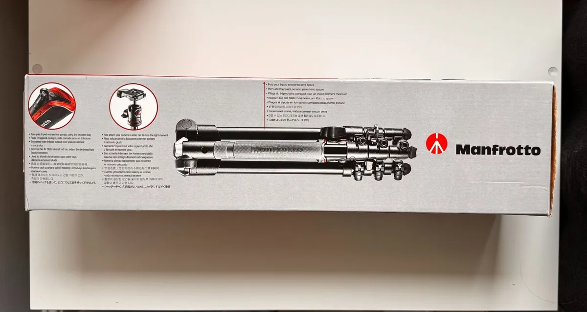 Manfrotto MKBFRA4-BH Compact Lightweight Tripod - Image 3