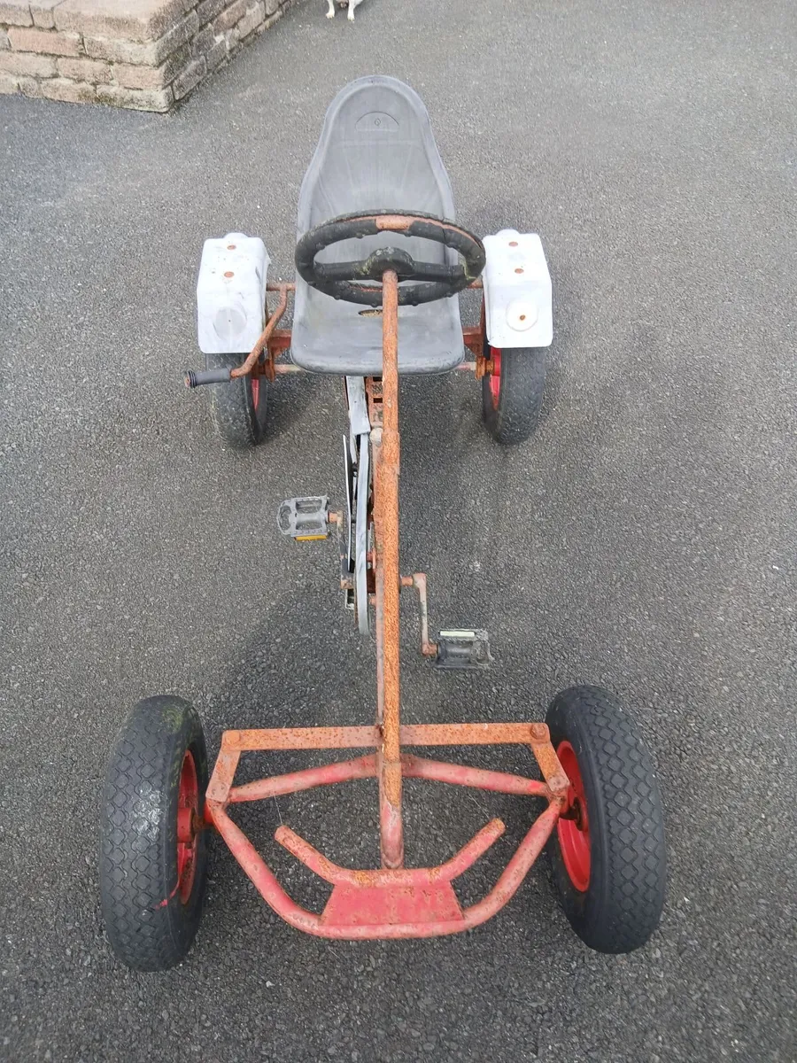 2 x Pedal Go-Karts + Trailer – Restoration Project - Image 3