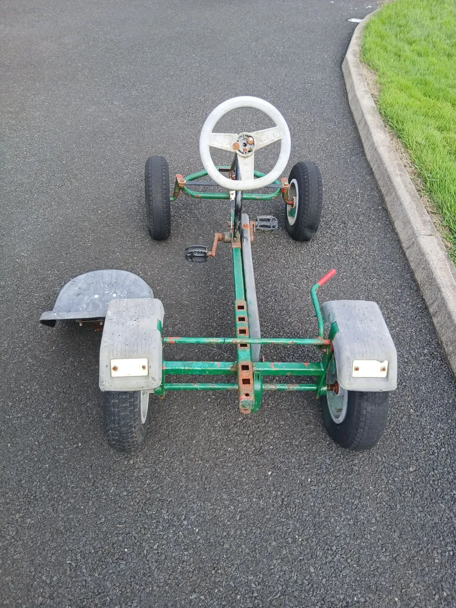 2 x Pedal Go-Karts + Trailer – Restoration Project - Image 4