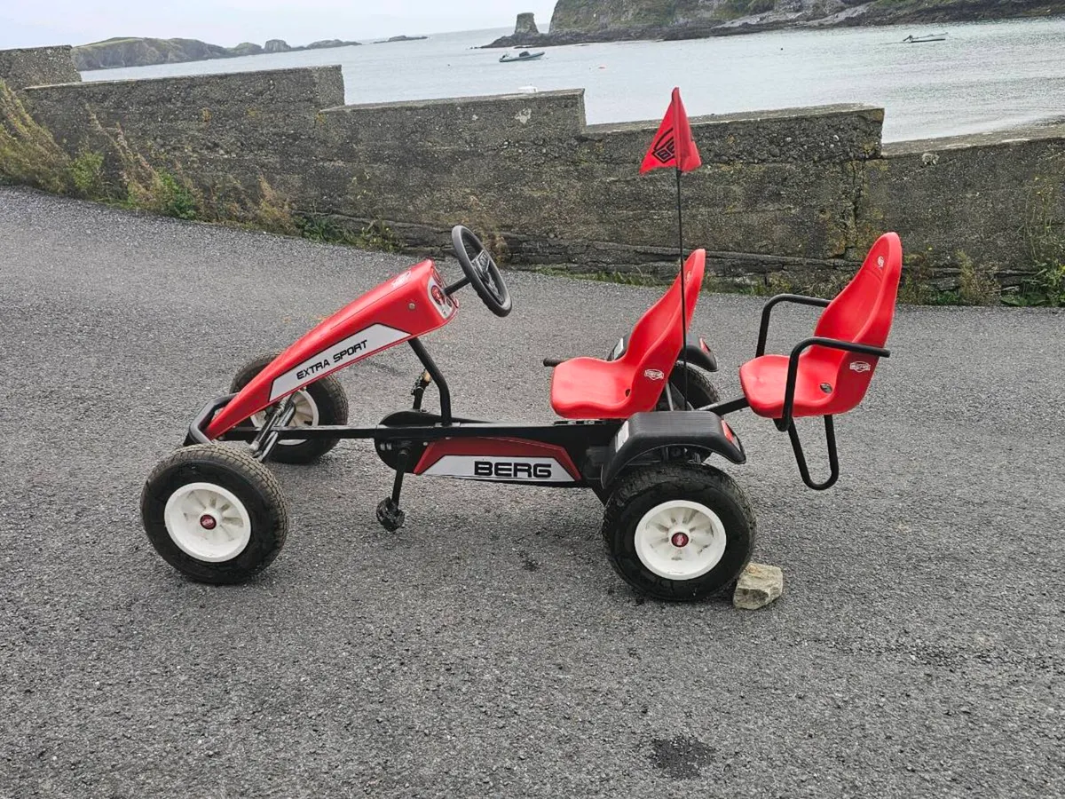 Berg go-kart, 2 seats and trailer - Image 4