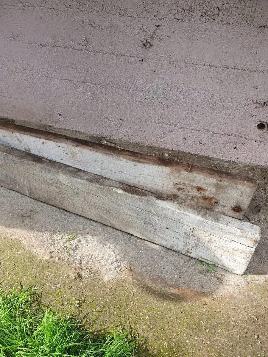 Two genuine antique railway sleepers - Image 2