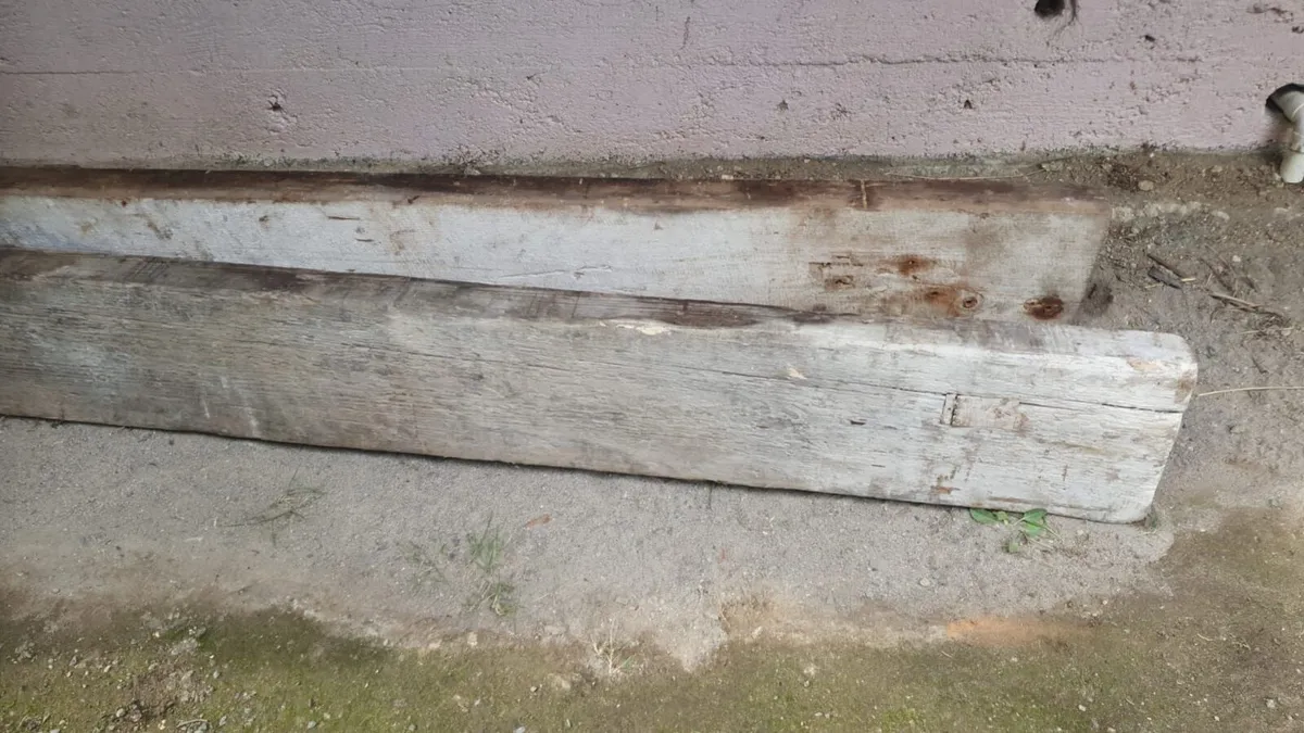 Two genuine antique railway sleepers - Image 3