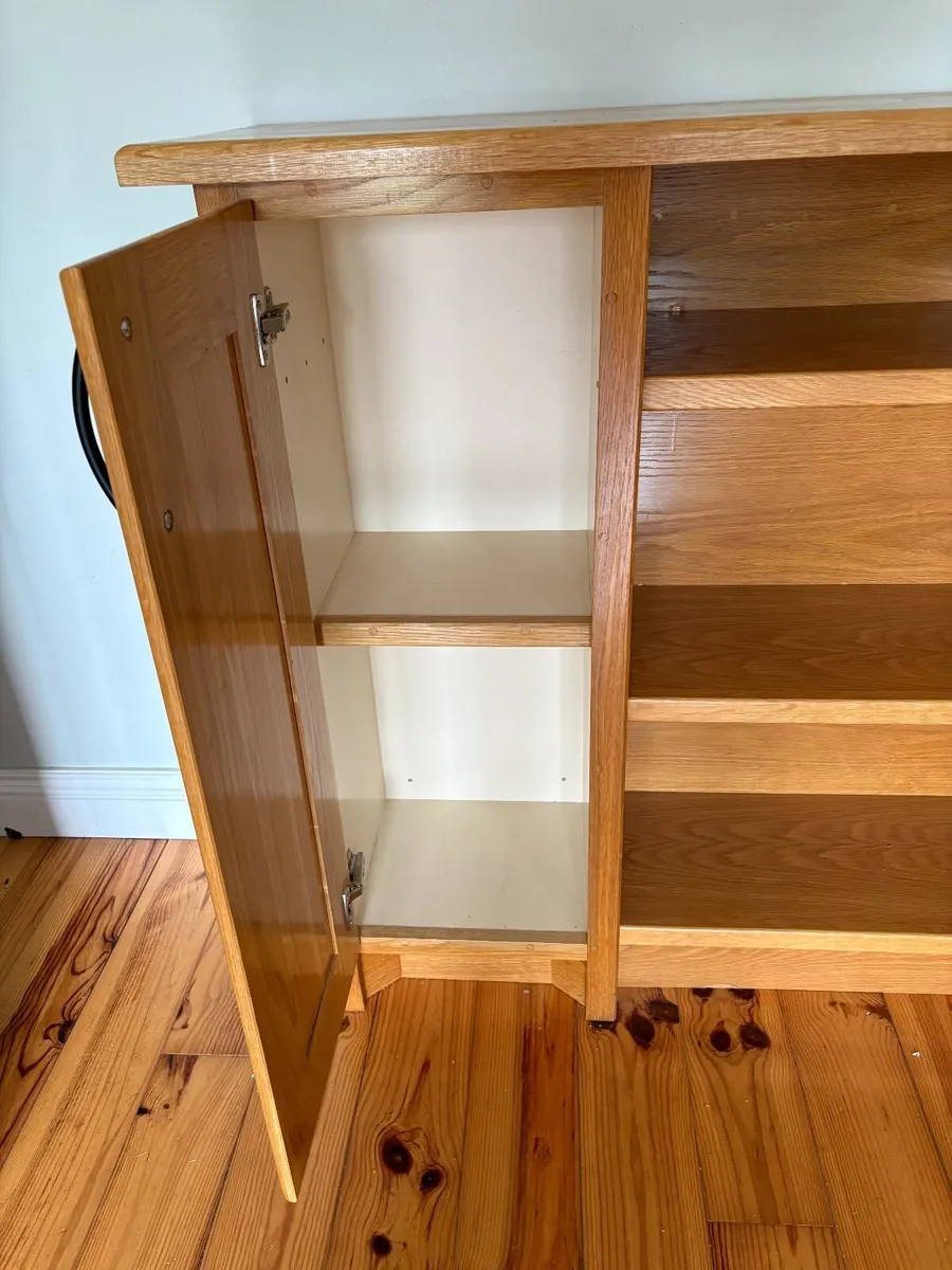 Oak Bookcase Unit - Image 3