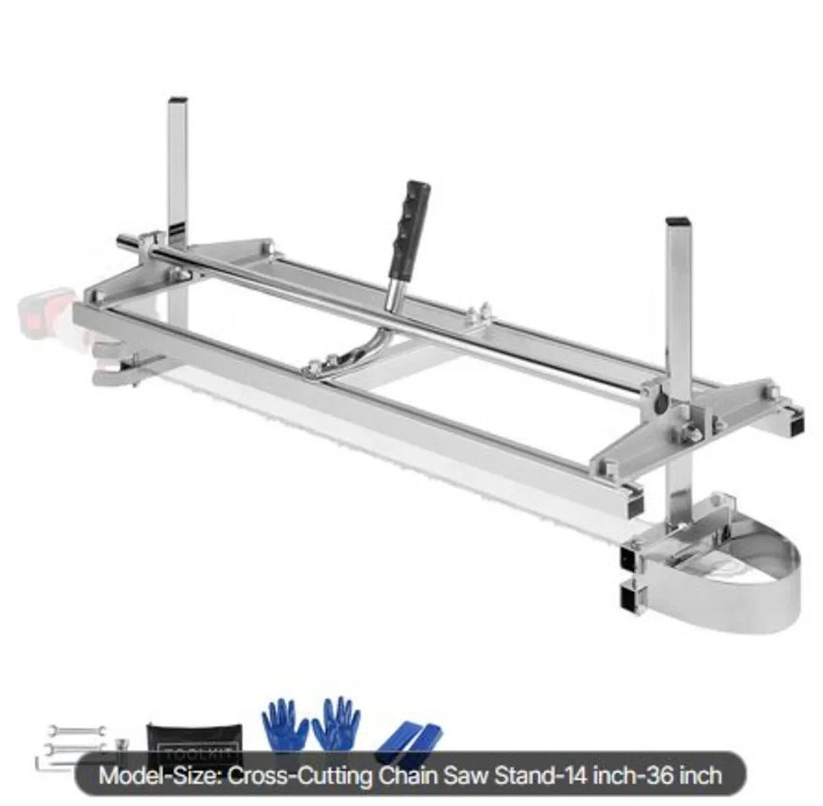 Portable Sawmill 35.6cm-91.4cm Guide Bar Galvanize - Image 1