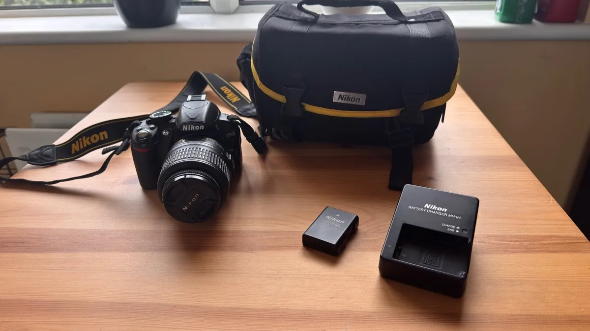 Nikon D3100 DSLR w/ 18-55mm VR Lens + Accessories - Image 2