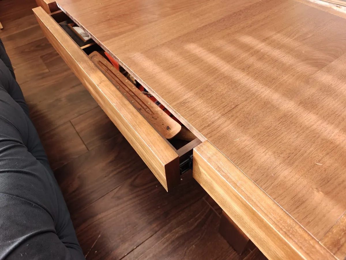 Coffee Table - walnut/ dark oak - Image 4
