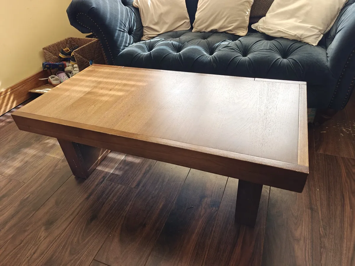 Coffee Table - walnut/ dark oak - Image 2
