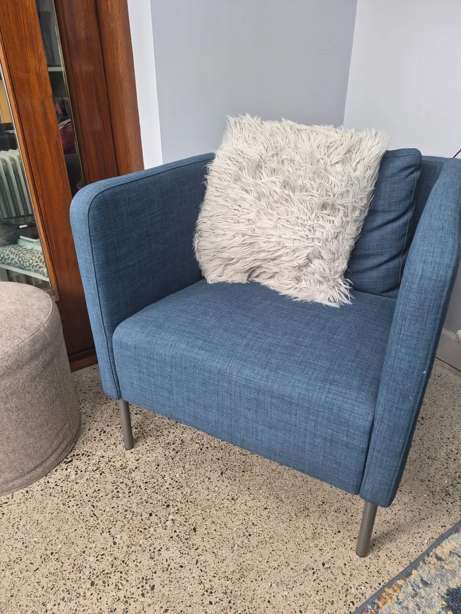 IKEA Ekero Armchair - Blue - Image 1