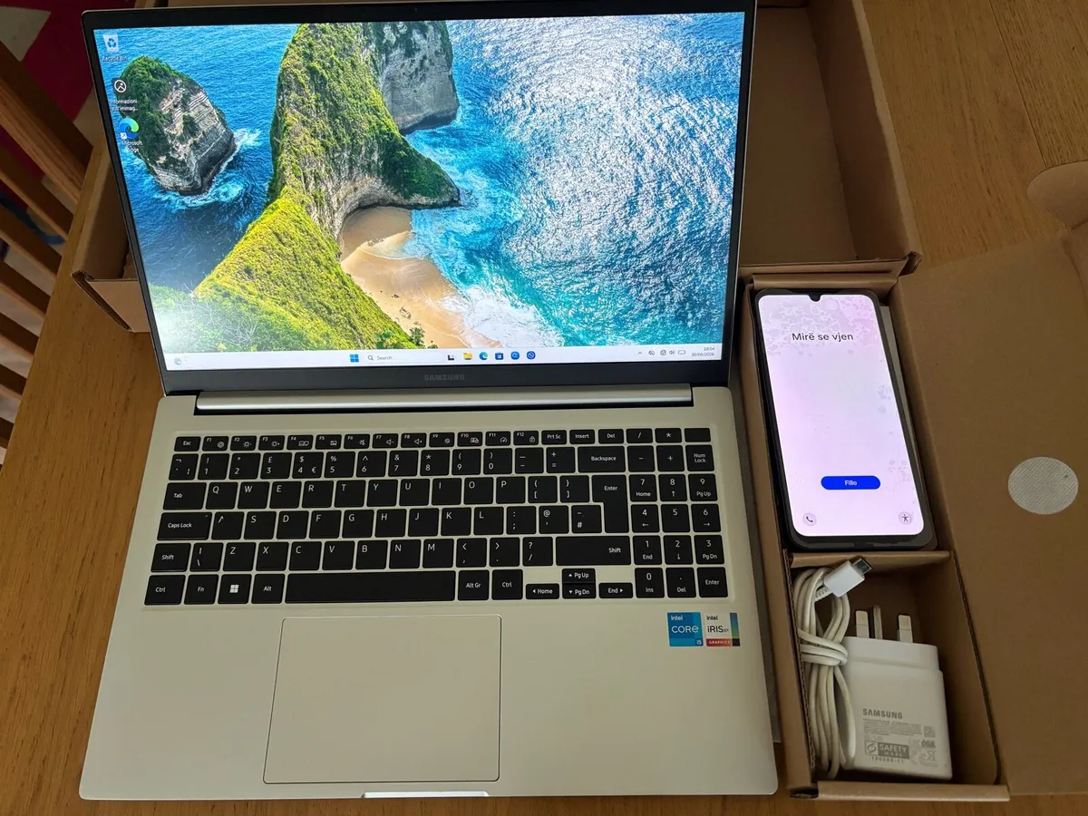 Samsung Galaxy Book2 + Galaxy A25 5G 256GB Bundle - Image 1
