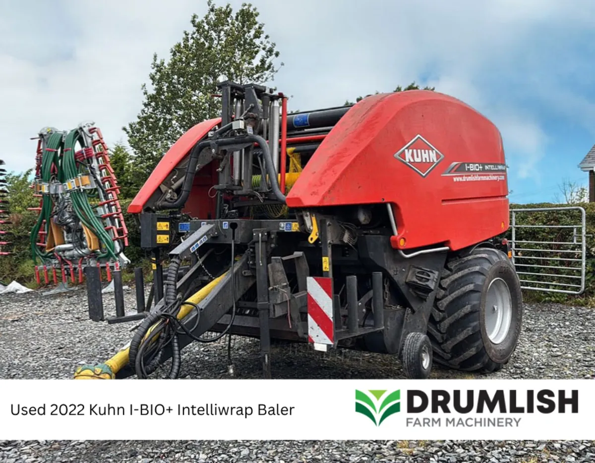 Used 2022 Kuhn I-BIO+ Intelliwrap Baler - Image 2