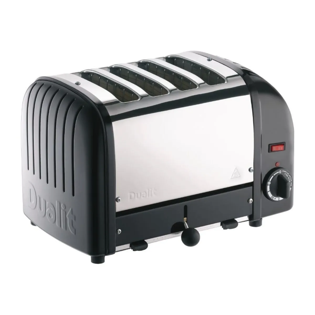 Dualit 4 Slice Vario Toaster Black 4 E266 - Ex VAT - Image 1