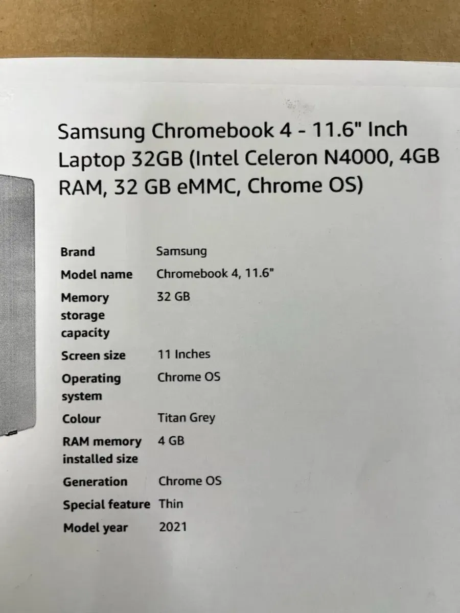 Samsung Chromebook 4 - Image 2
