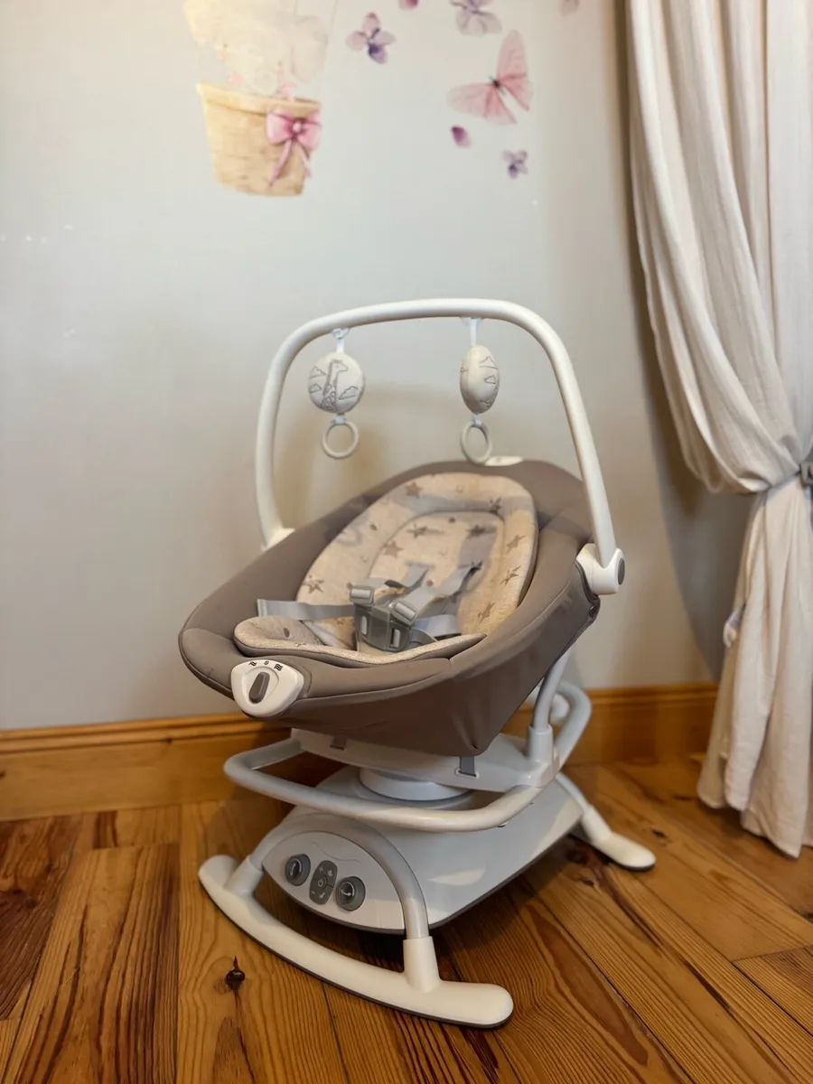 Joie Sansa 2in1 Swing & Rocker - Cosmo Tan - Image 1