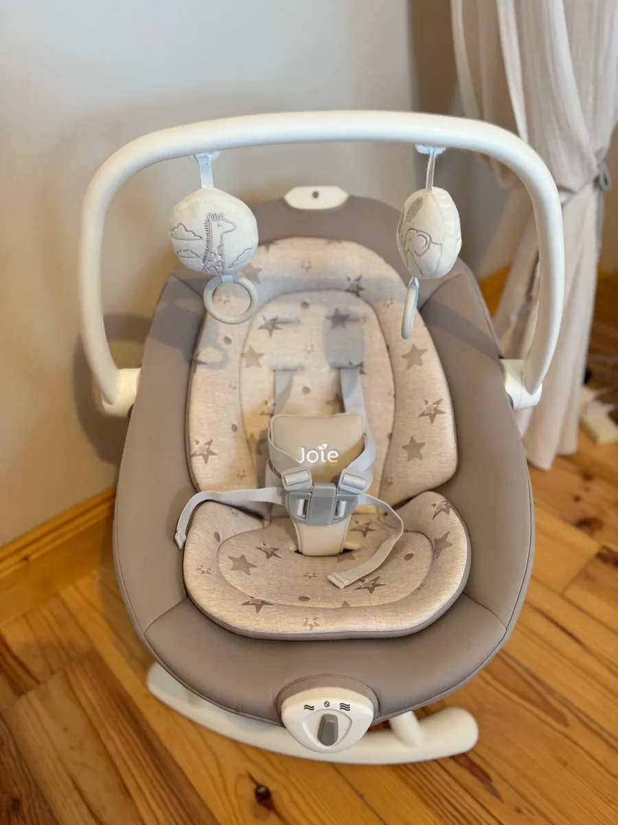 Joie Sansa 2in1 Swing & Rocker - Cosmo Tan - Image 2