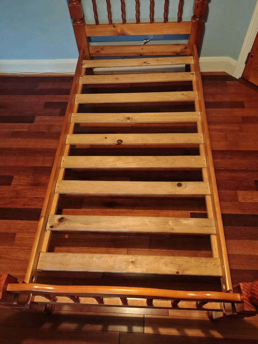 Solid Pine Single Bed - Image 2