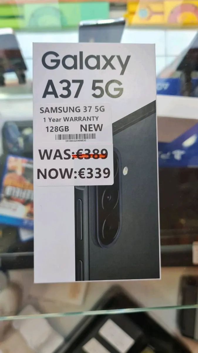 SAMSUNG A37 5G 128GB NEW 1YEAR WARRANTY