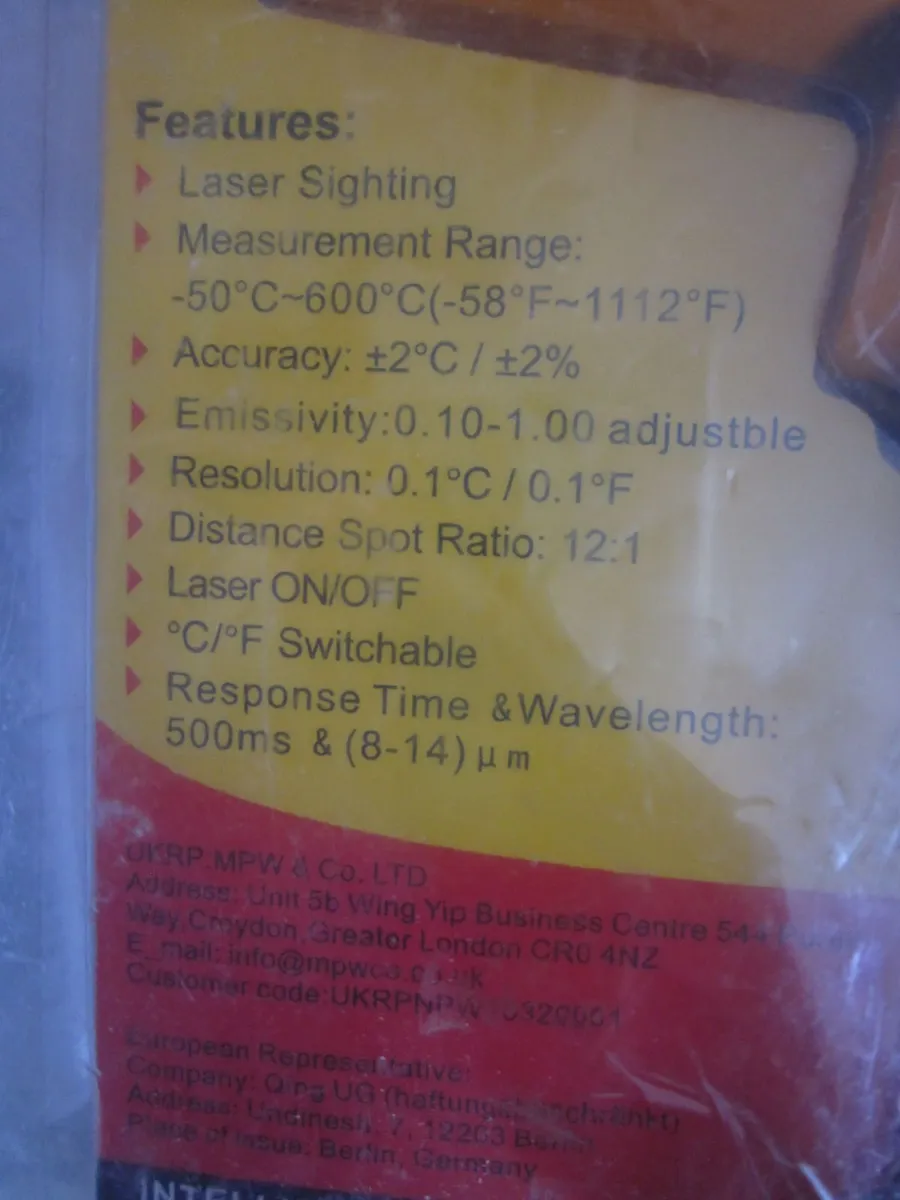 Savarcate Infrared Thermometer - Image 2