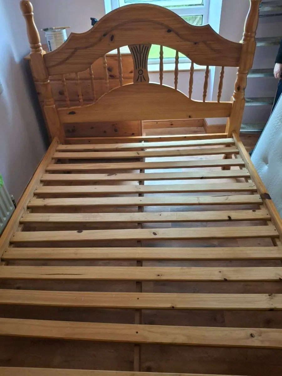King size bedframe - Image 1