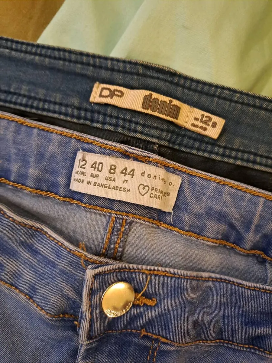 Bundle of 8 jeans trousers size 12 - Image 2