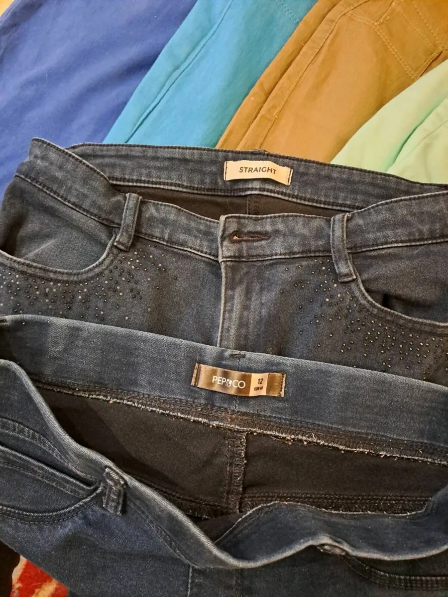 Bundle of 8 jeans trousers size 12 - Image 3