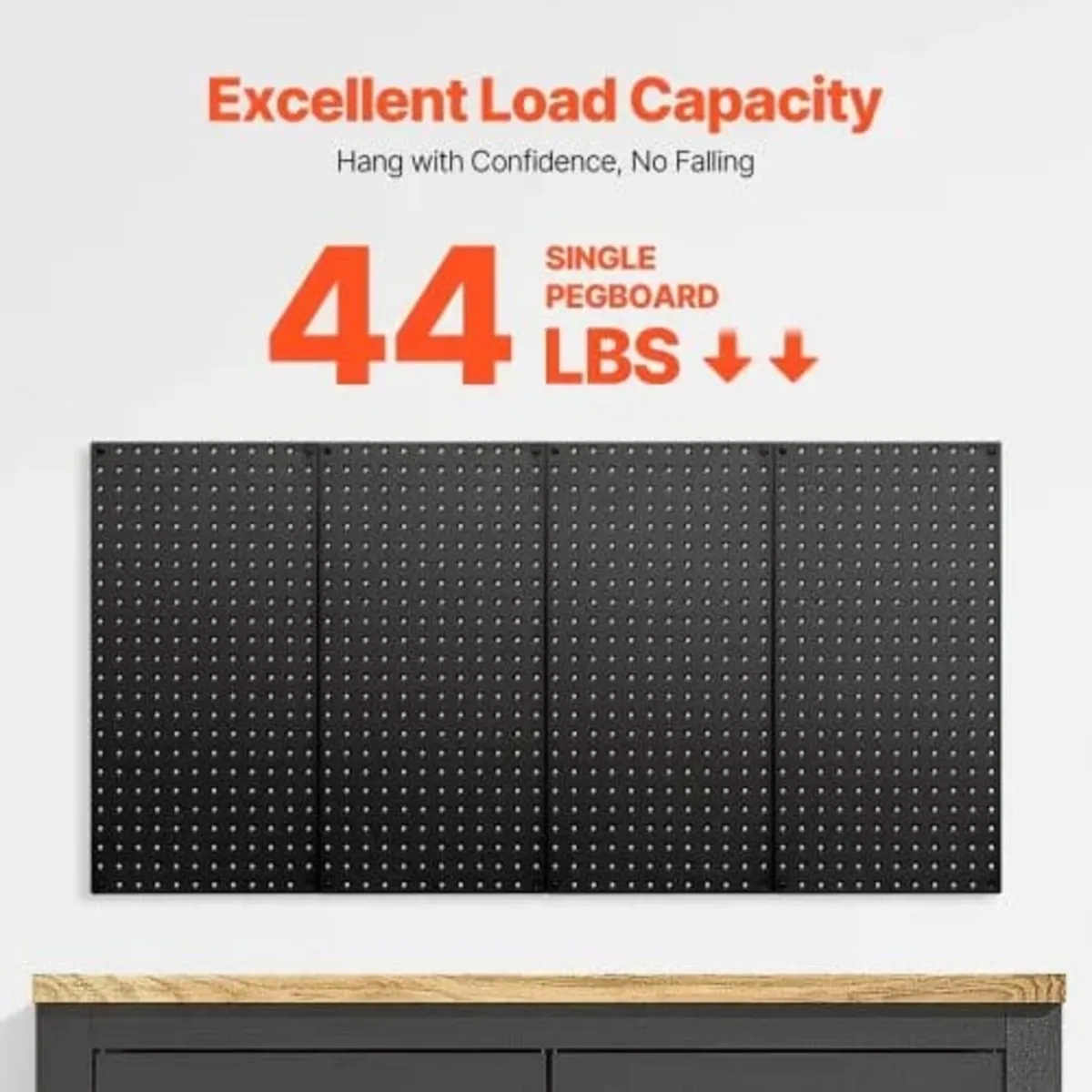 Metal Pegboard Panels, 24" x 12" Pegboard, 4 Panel - Image 2