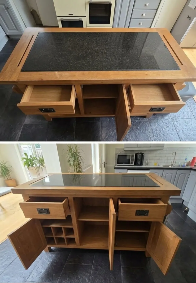 Solid Wood Kitchen Island - Image 3