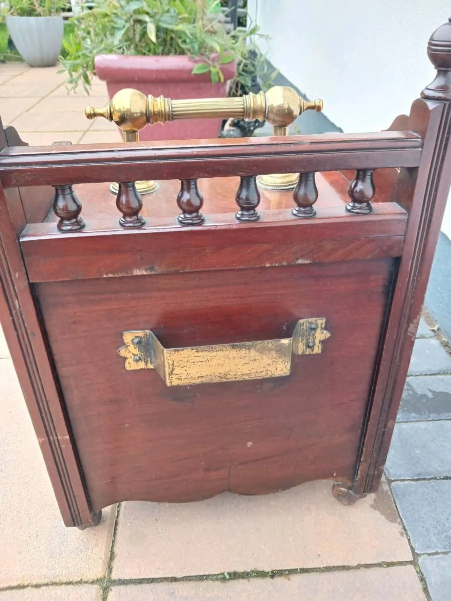 Antique coal scuttle - Image 4